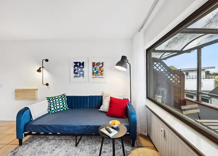 Appartement Helle & Moderne Mit Panorama-balkon *